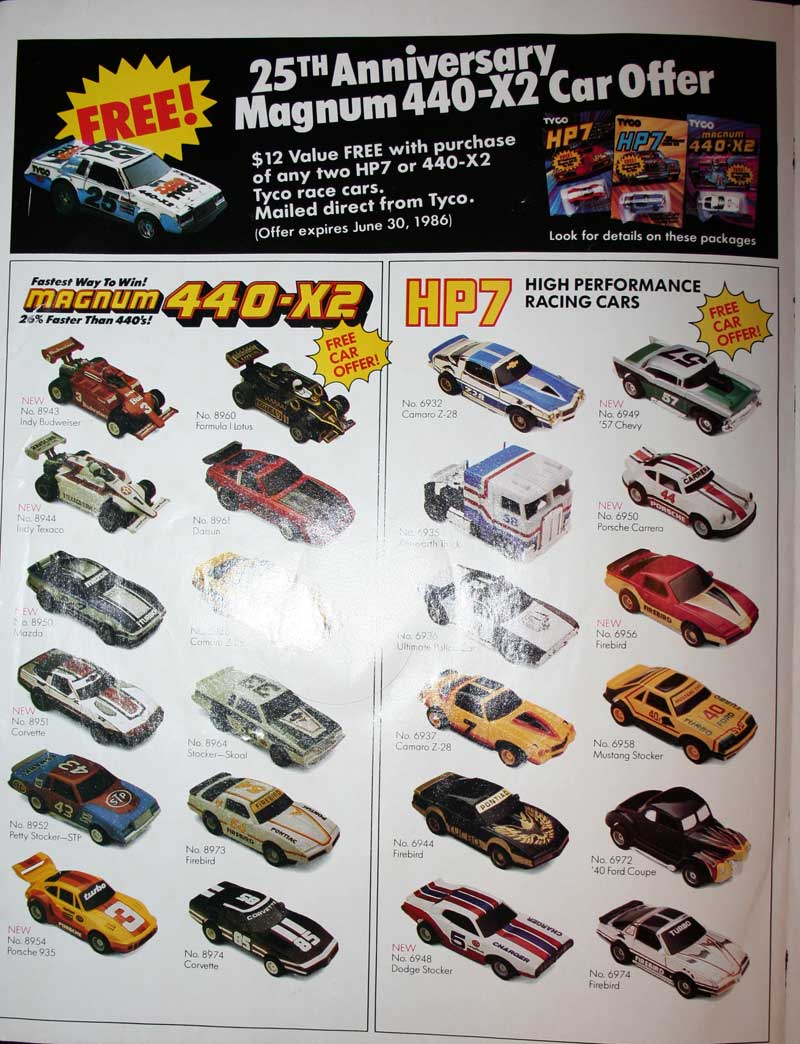 vintage race car sets