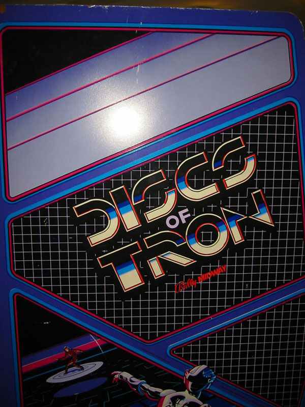 Discs Of Tron Arcade Game of 1983 by Midway at www.pinballrebel.com