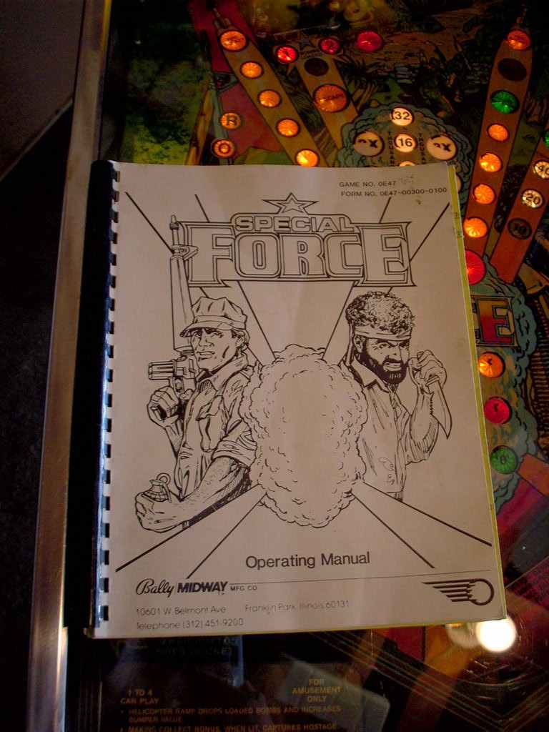 Special Force Pinball By Bally - Photo
