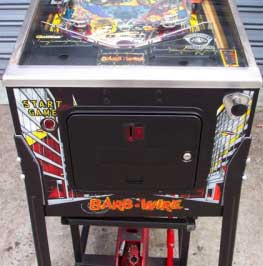 barb wire pinball machine image