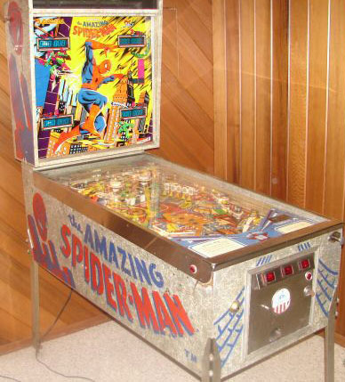 The Amazing Spider-Man Pinball By D. Gottlieb & Company 1980 at www ...