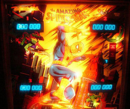 Amazing Spider-Man Pinball By D. Gottlieb - Photo